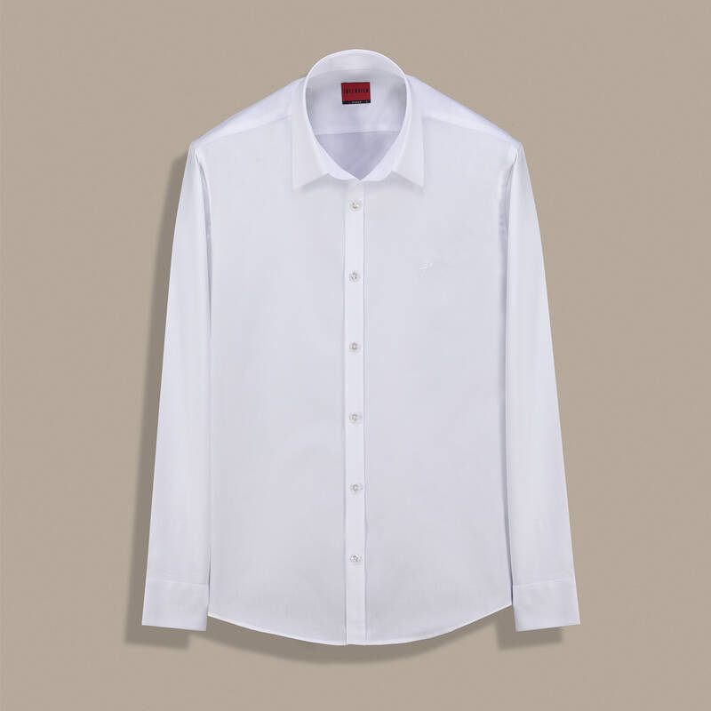 Almeıda Uzun Kol Beyaz Gömlek - 1