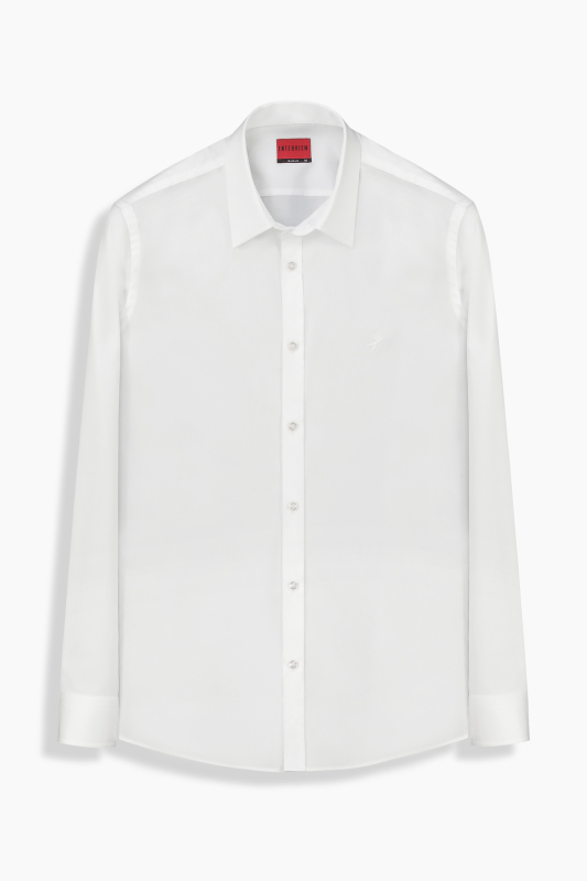 Almeida Uzun Kol Beyaz Gömlek 