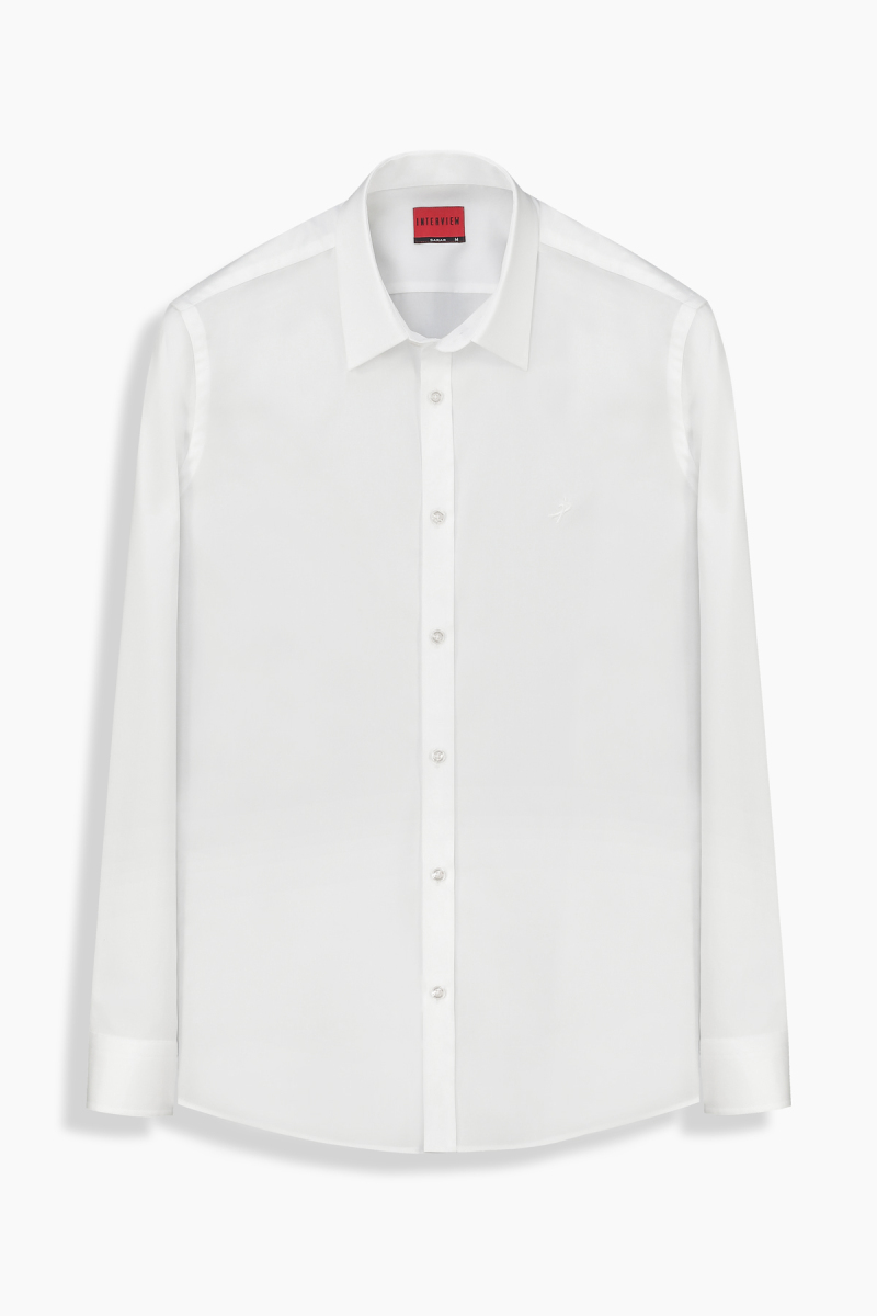 Almeida Uzun Kol Beyaz Gömlek - 1