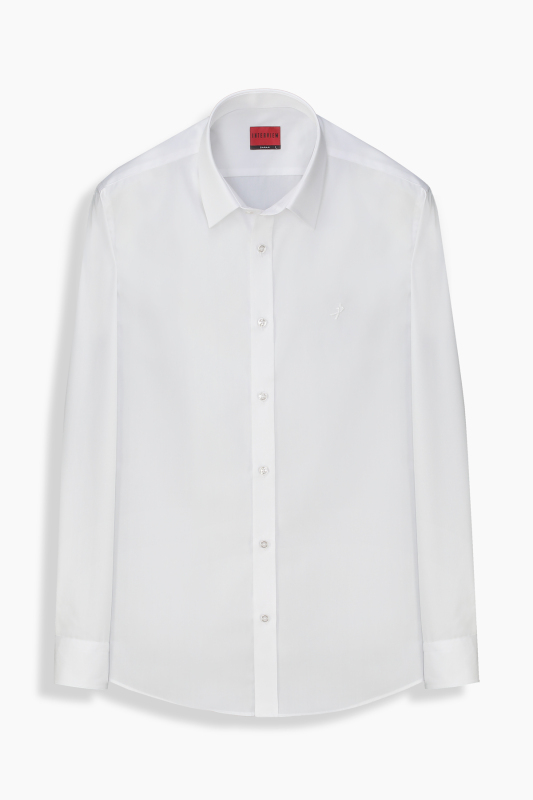 Almeida Uzun Kol Fitted Beyaz Gömlek - INTERVIEW