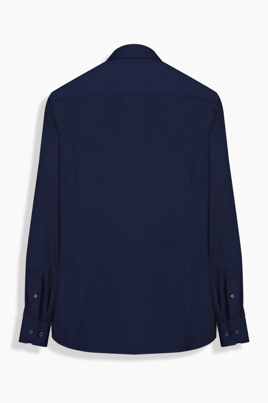 Almeida Uzun Kol Lacivert Gömlek - INTERVIEW