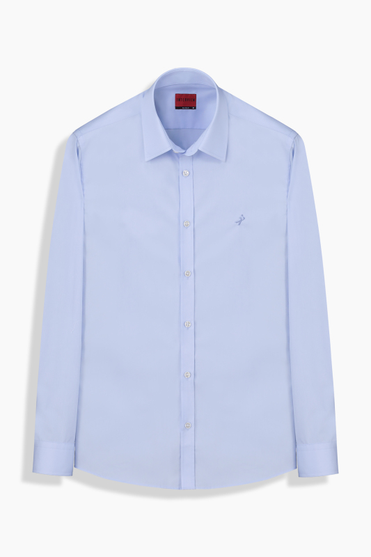 Almeida Uzun Kol Mavi Gömlek 