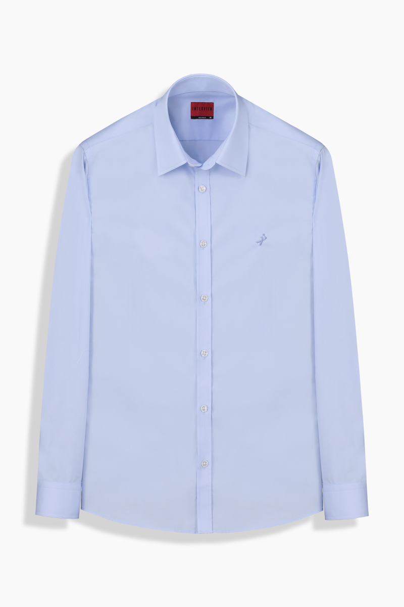 Almeida Uzun Kol Mavi Gömlek - 1