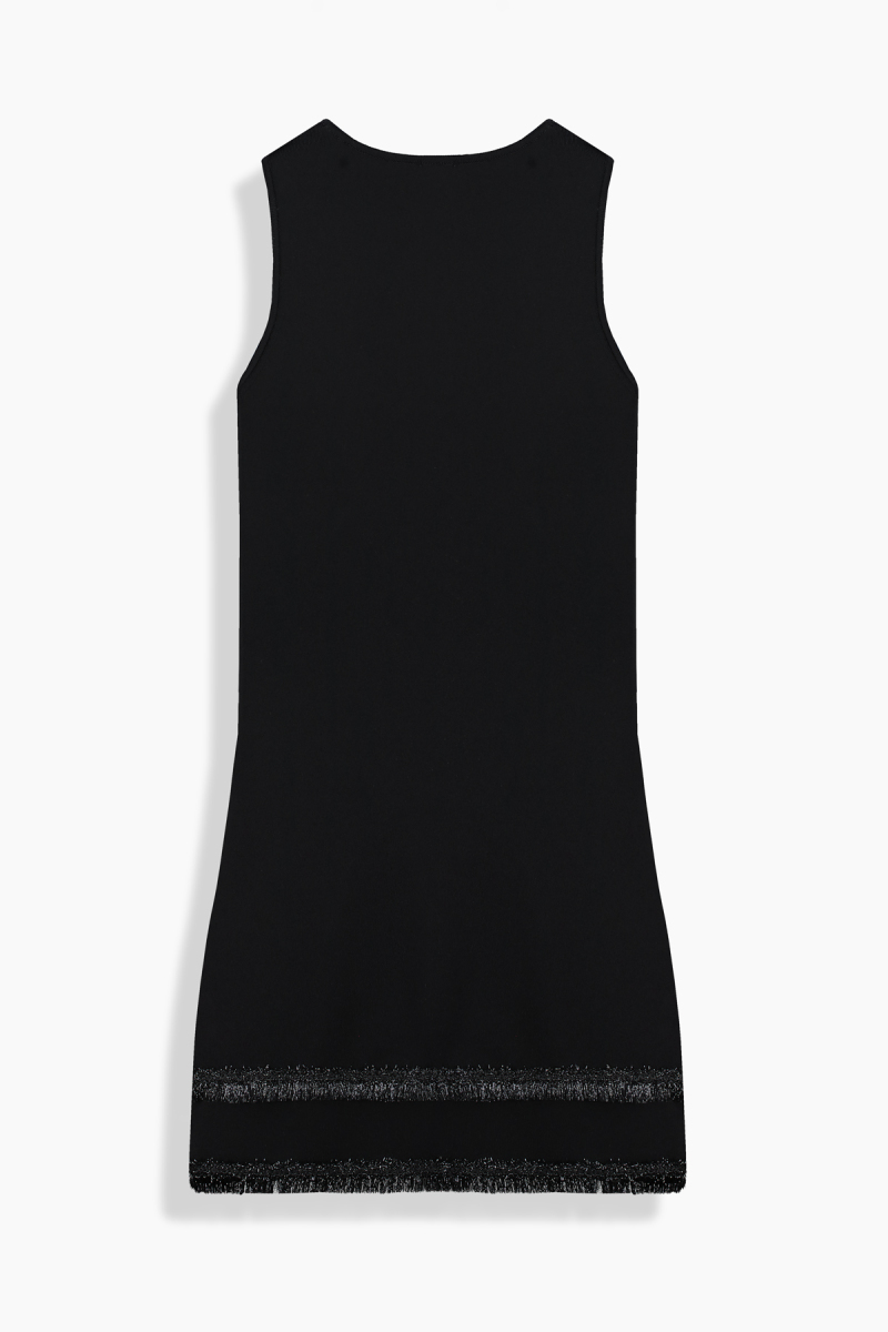 Aloha Triko Siyah Elbise - 3