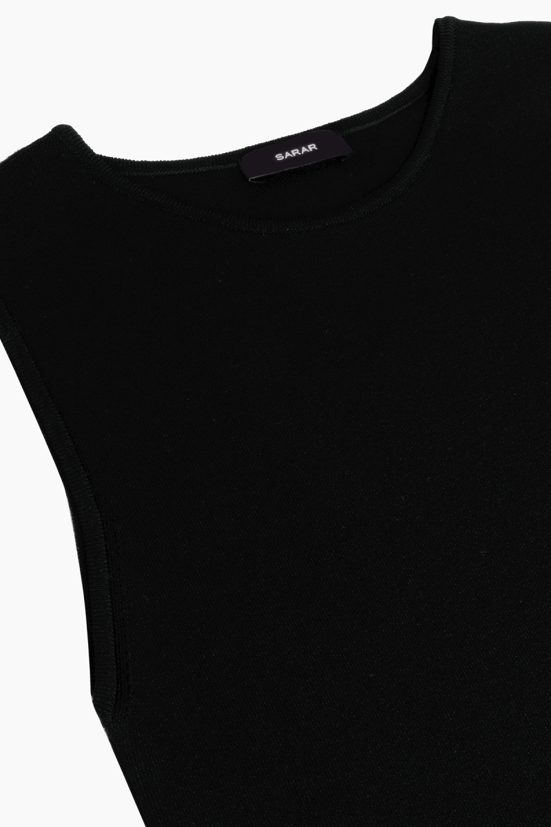 Aloha Triko Siyah Elbise - 4