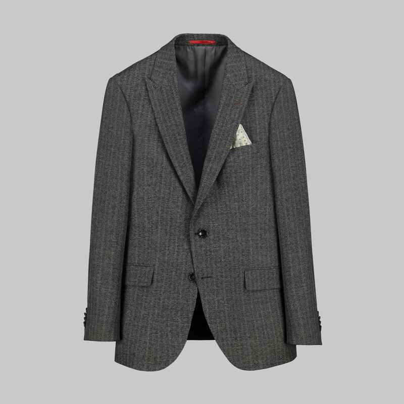 Amara Addy Resta Slim Fit Koyu Gri Yelekli Takım 