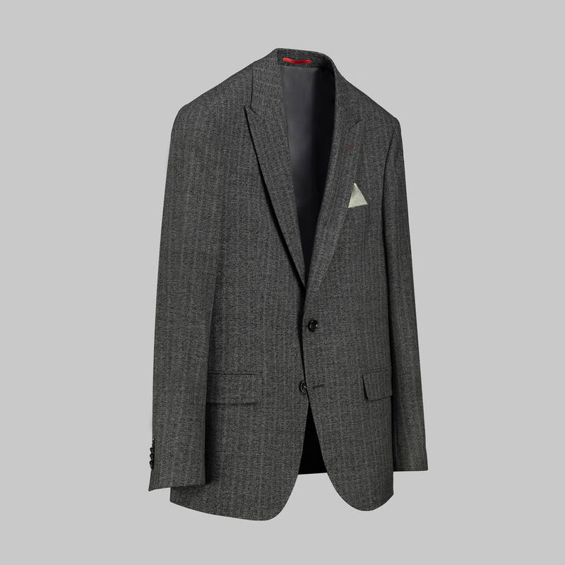 Amara Addy Resta Slim Fit Koyu Gri Yelekli Takım - 3