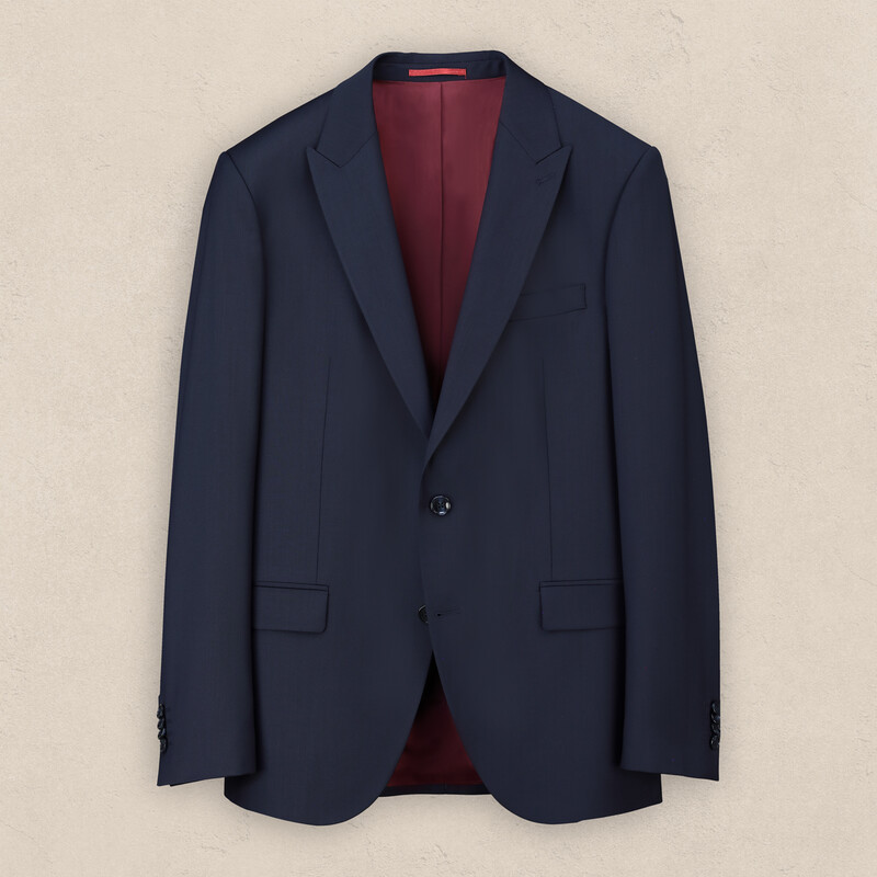 Amara Addy Resta Slim Fit Yelekli Koyu Mavi Takım Elbise 