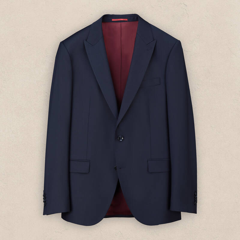 Amara Addy Resta Slim Fit Yelekli Koyu Mavi Takım Elbise - 1