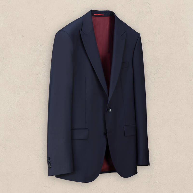 Amara Addy Resta Slim Fit Yelekli Koyu Mavi Takım Elbise - 2