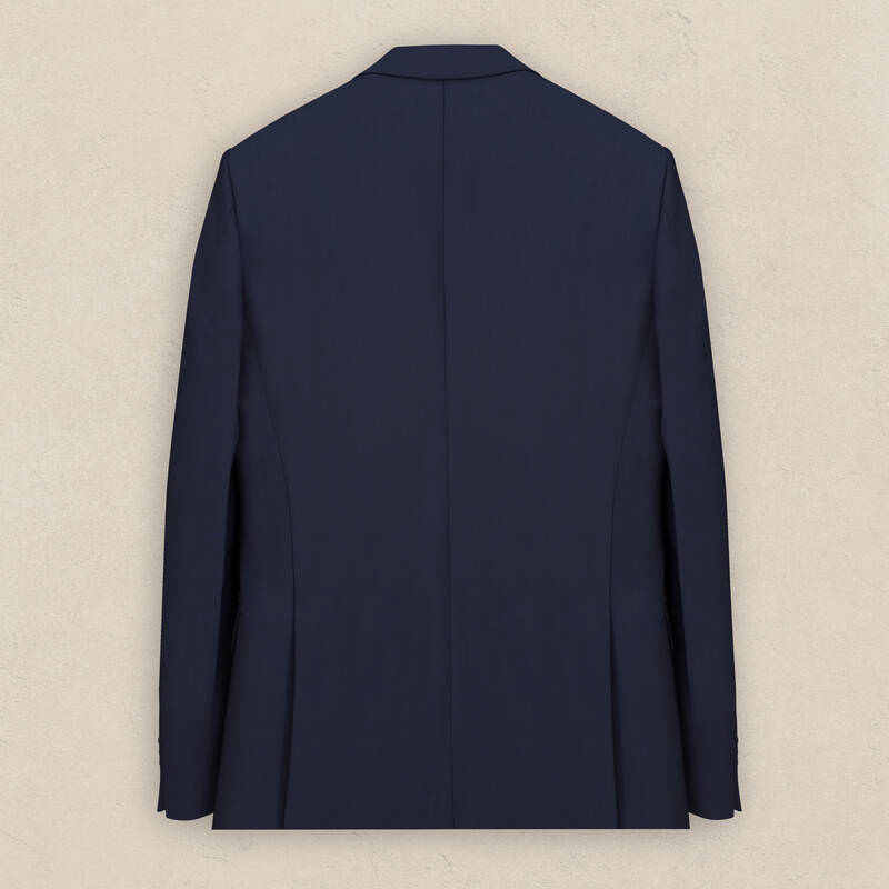 Amara Addy Resta Slim Fit Yelekli Koyu Mavi Takım Elbise - 3