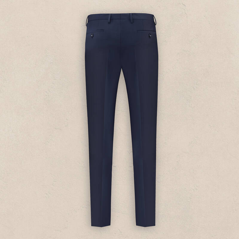 Amara Addy Resta Slim Fit Yelekli Koyu Mavi Takım Elbise - 6