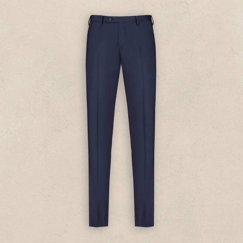 Amara Addy Resta Slim Fit Yelekli Koyu Mavi Takım Elbise - 7