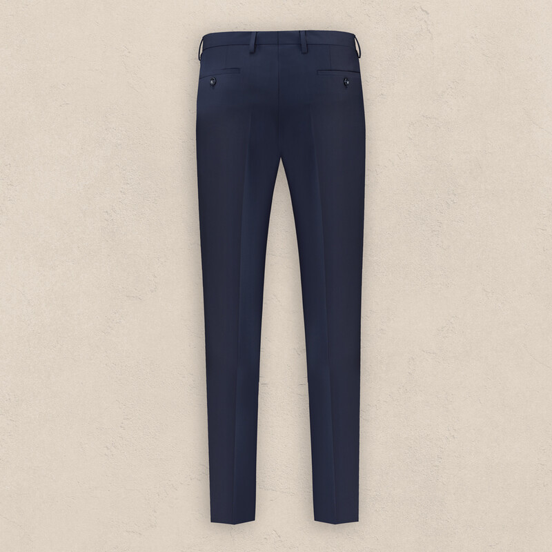 Amara Addy Resta Slim Fit Yelekli Koyu Mavi Takım Elbise - INTERVIEW