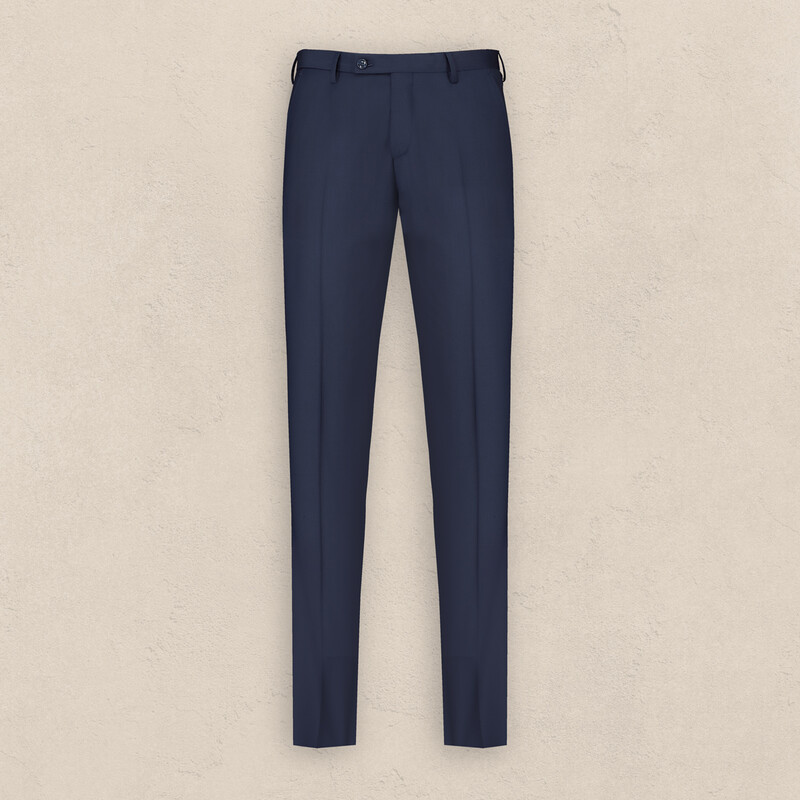 Amara Addy Resta Slim Fit Yelekli Koyu Mavi Takım Elbise - INTERVIEW