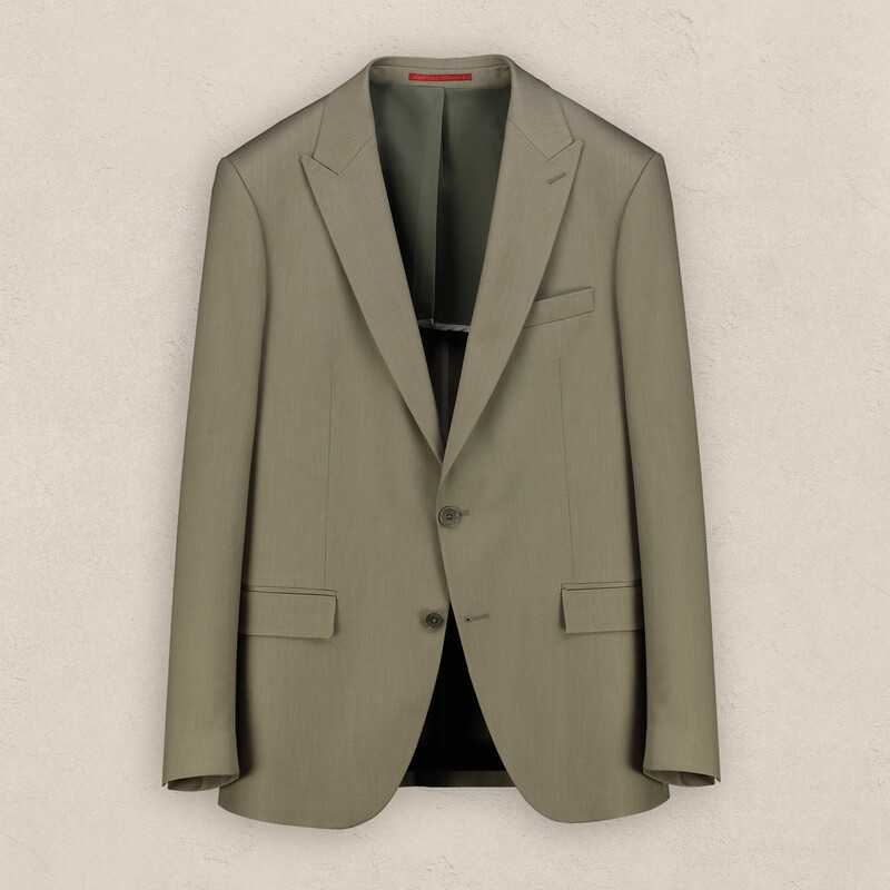 Amara Slim Fit Koyu Bej Ceket 