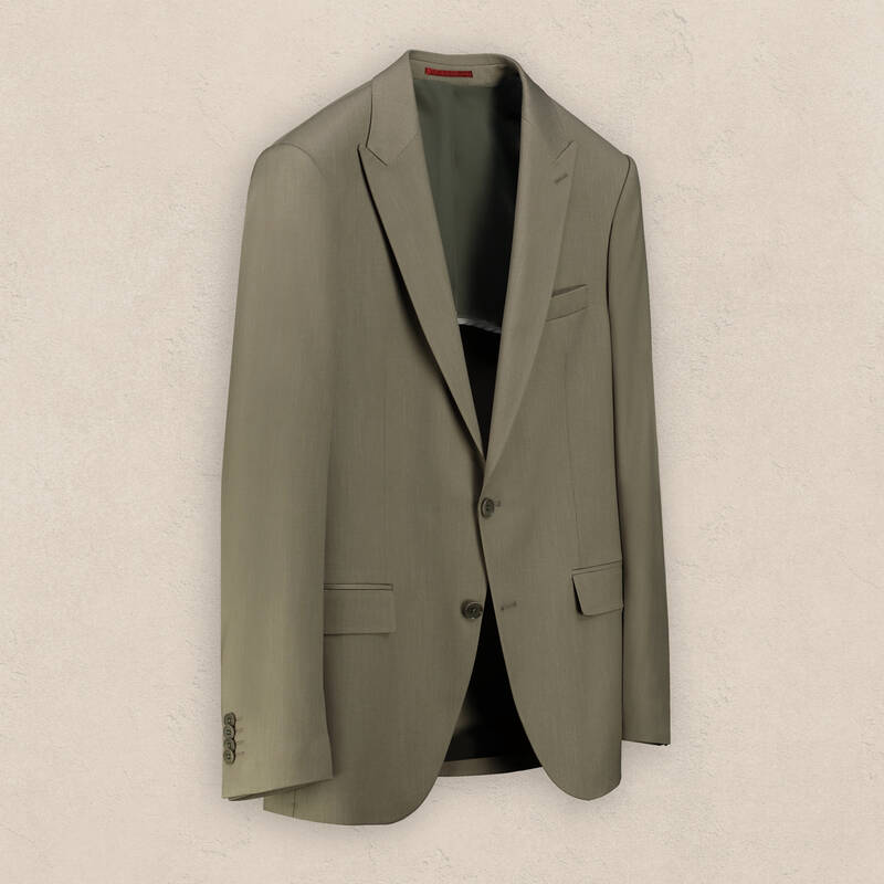 Amara Slim Fit Koyu Bej Ceket - 2