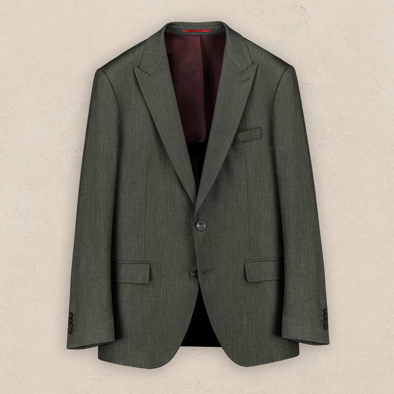 Amara Slim Fit Gri Ceket - 1