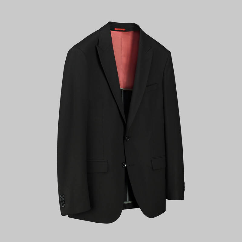 Amara Slim Fit Klasik Siyah Ceket - 2