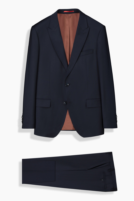 Amara Koyu Mavi Slim Fit Takım Elbise - INTERVIEW