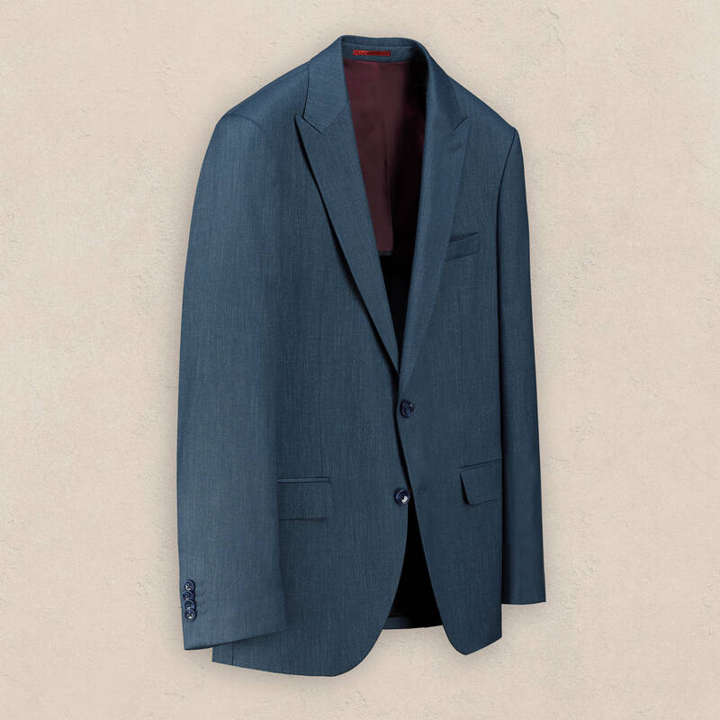 Amara Slim Fit Mavi Ceket - 2