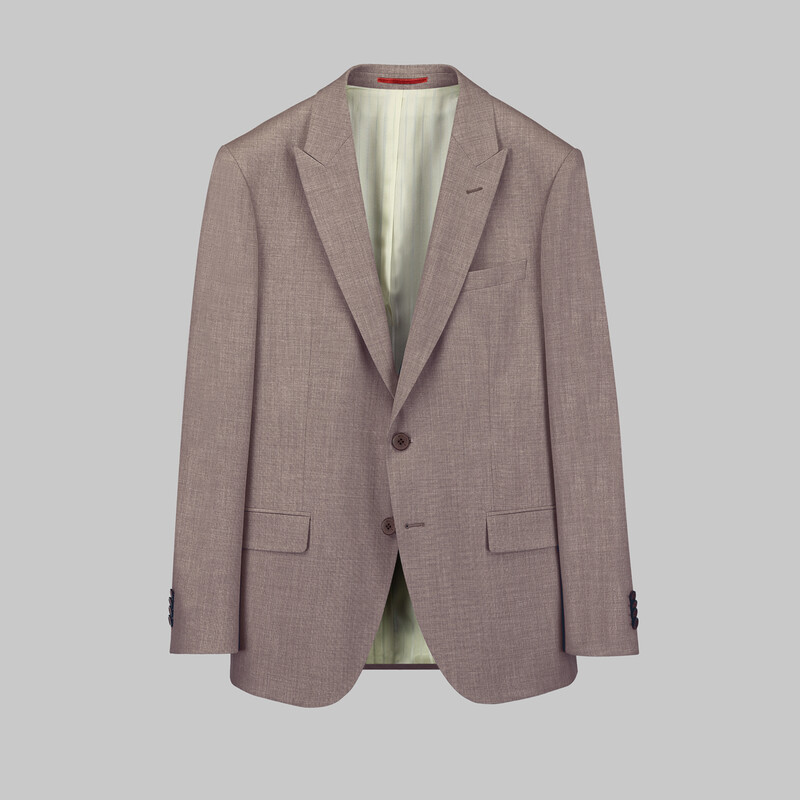 Amara Nasa Resta Slim Fit Mürdüm Yelekli Takım Elbise 