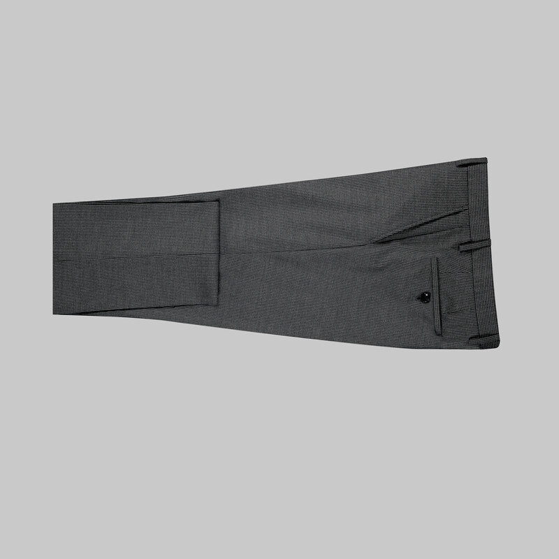 Amara Nasa Resta Slim Fit Yelekli Çizgili Siyah Takım - INTERVIEW