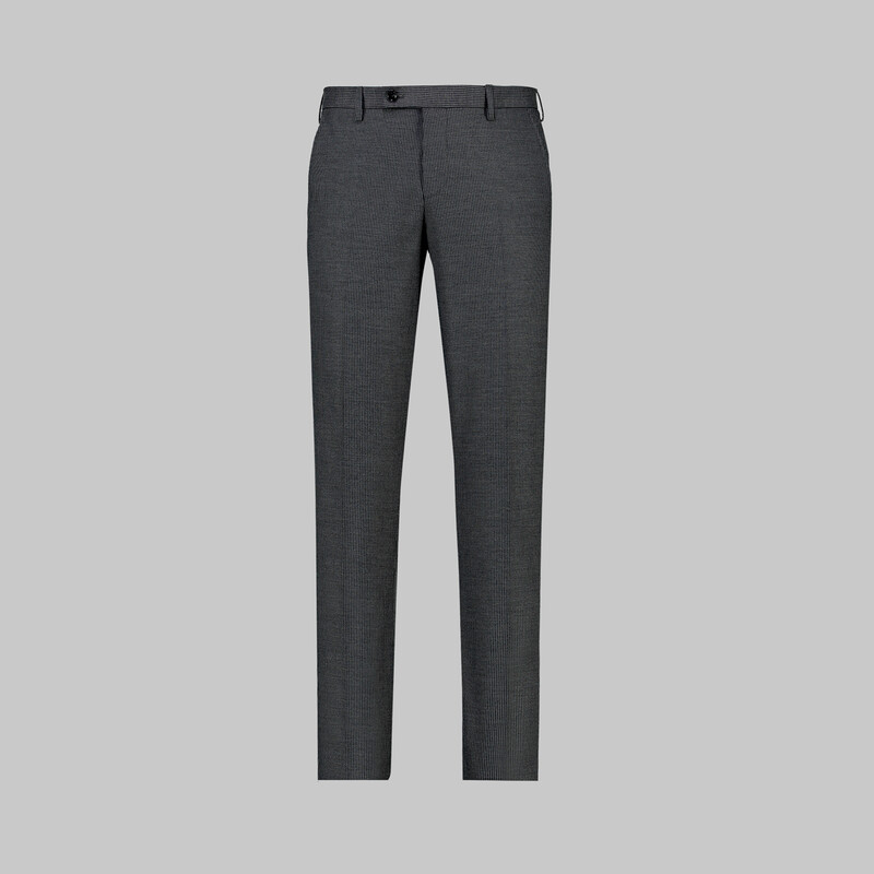 Amara Nasa Resta Slim Fit Yelekli Çizgili Siyah Takım - INTERVIEW