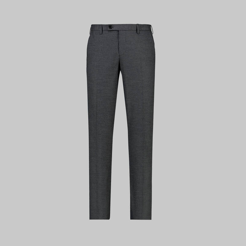 Amara Nasa Resta Slim Fit Yelekli Çizgili Siyah Takım - 6