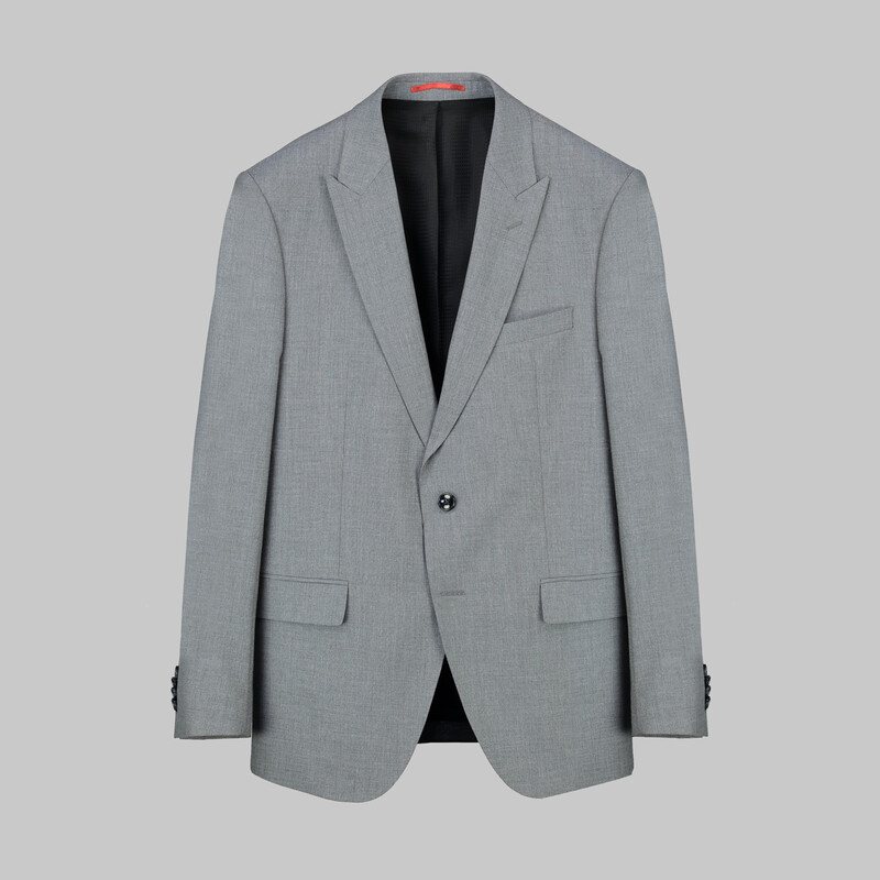 Amara Nasa Resta Slim Fit Gri Yelekli Takım Elbise - INTERVIEW