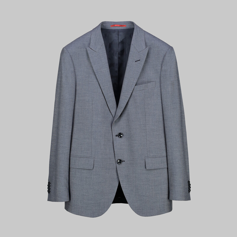 Amara Nasa Resta Slim Fit Koyu Mavi Yelekli Takım Elbise 