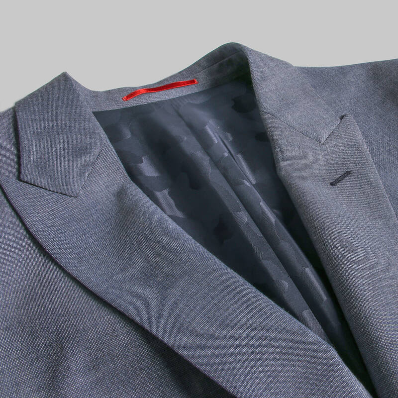 Amara Nasa Resta Slim Fit Koyu Mavi Yelekli Takım Elbise - 9