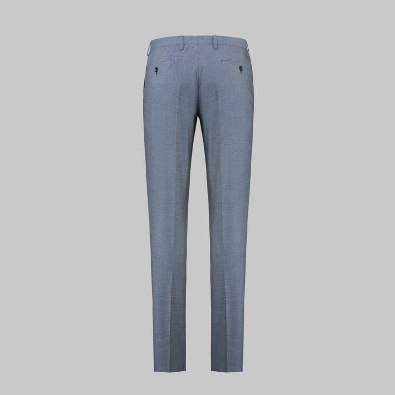 Amara Nasa Resta Slim Fit Koyu Mavi Yelekli Takım Elbise - 7