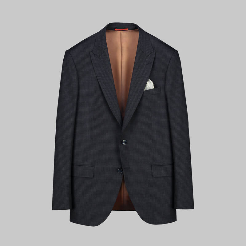 Amara Resta Slim Fit Koyu Lacivert Takım - 1