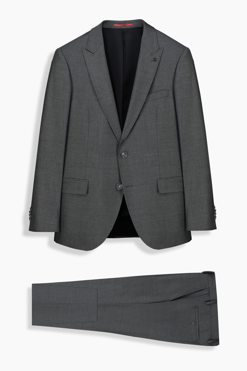 Amara Resta Relax Fit Gri Takım Elbise - 1