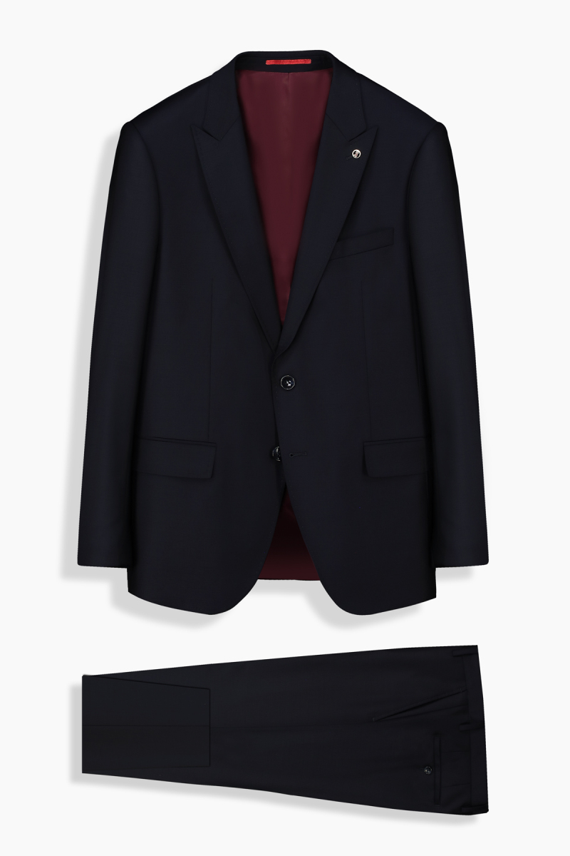 Amara Resta Relax Fit Koyu Lacivert Takım Elbise - 1