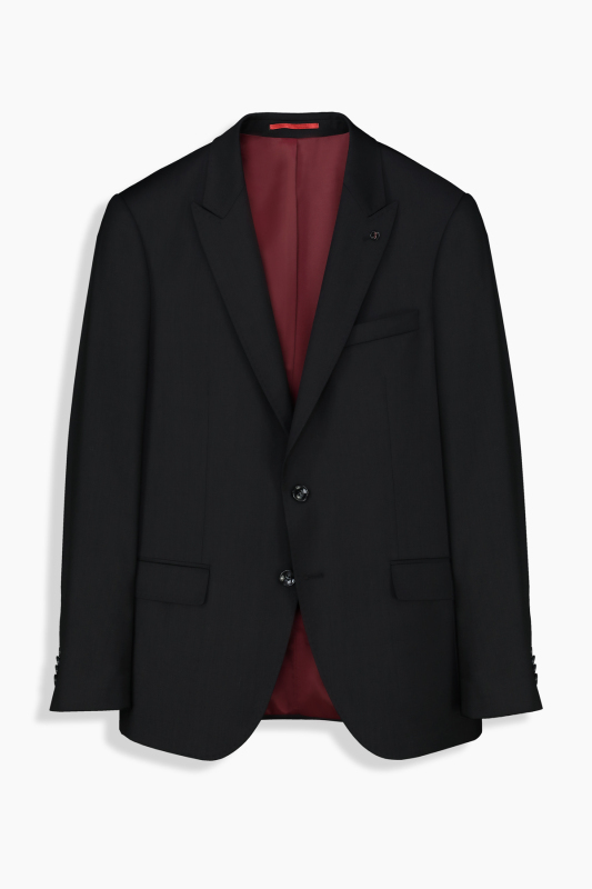 Amara Resta Relax Fit Siyah Yün Takım Elbise - INTERVIEW