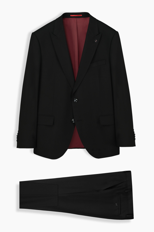 Amara Resta Siyah Relax Fit Takım Elbise - INTERVIEW