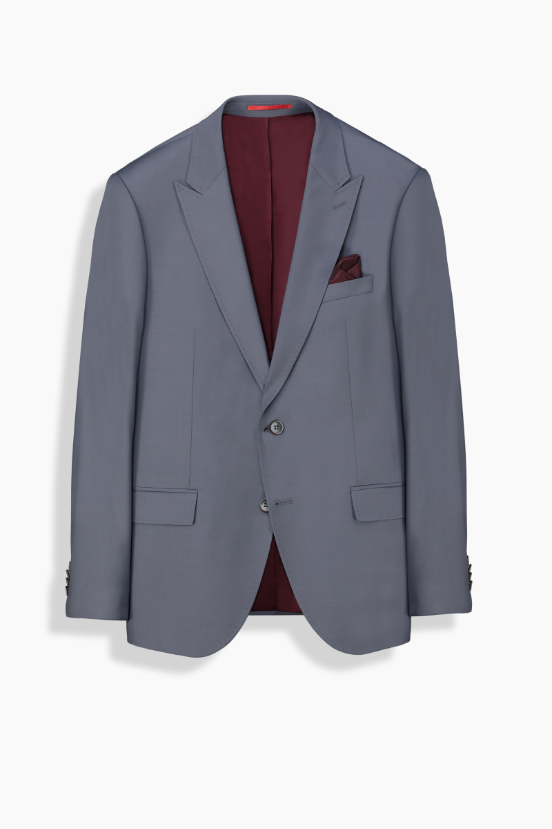 Amara Resta Slim Fit Açık Gri Takım Elbise - 1