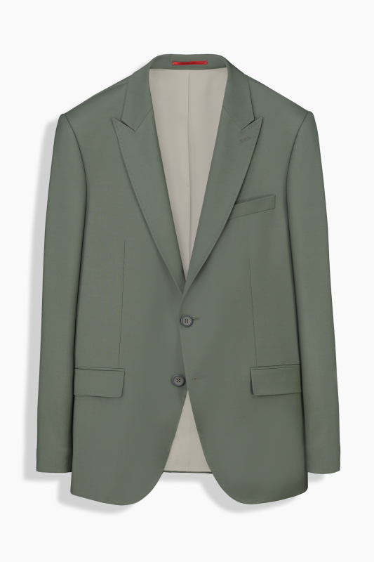 Amara Resta Slim Fit Haki Takım Elbise - INTERVIEW