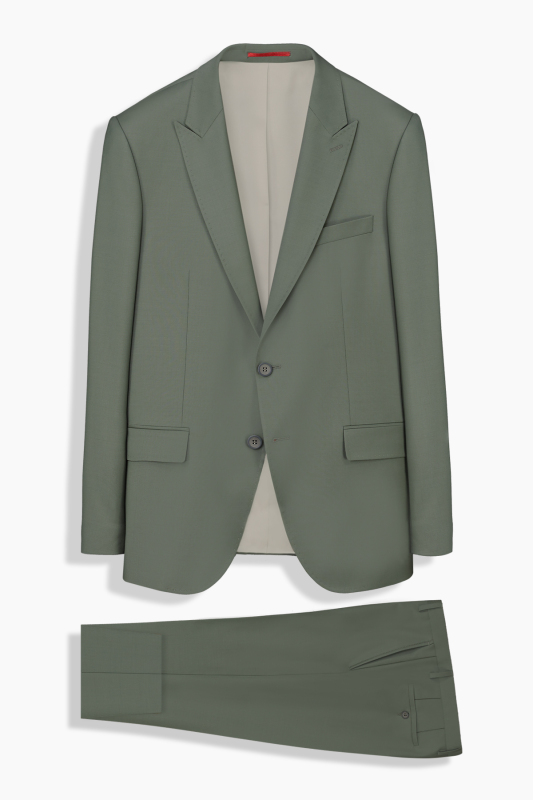 Amara Resta Slim Fit Haki Takım Elbise 