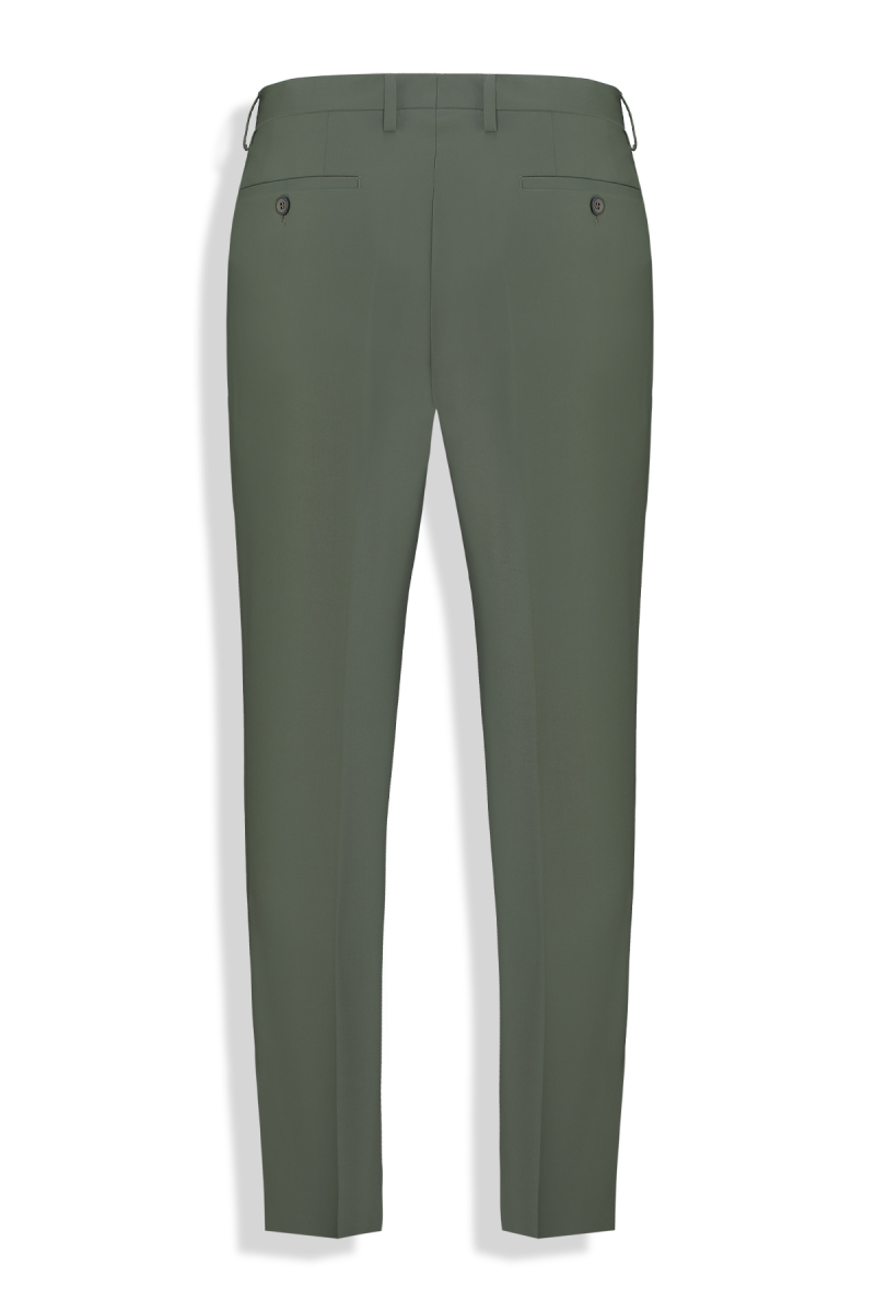 Amara Resta Slim Fit Haki Takım Elbise - 5