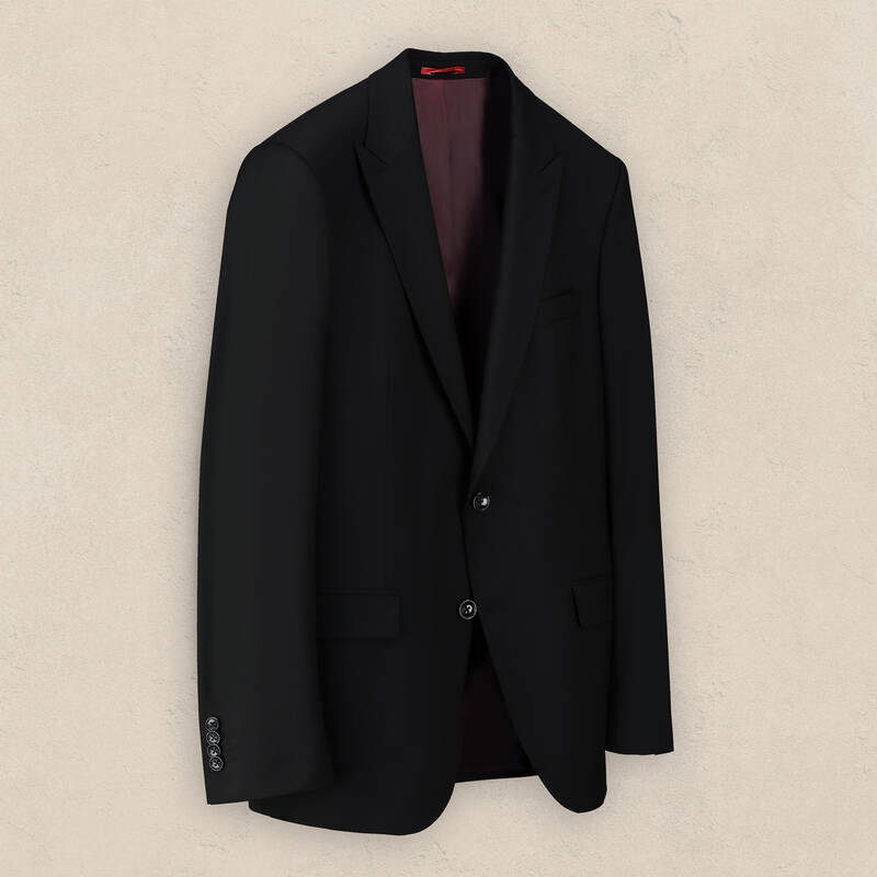 Siyah Amara Resta Slim Fit Takım Elbise - 2
