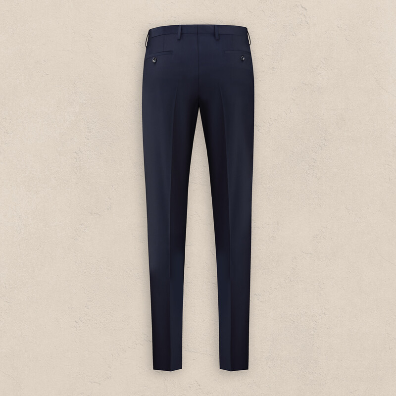 Amara Resta Slim Fit Koyu Mavi Takım Elbise - INTERVIEW