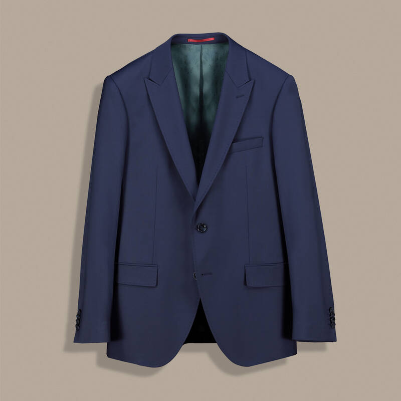 Amara Resta Slim Fit Açık Lacivert Takım Elbise - 2