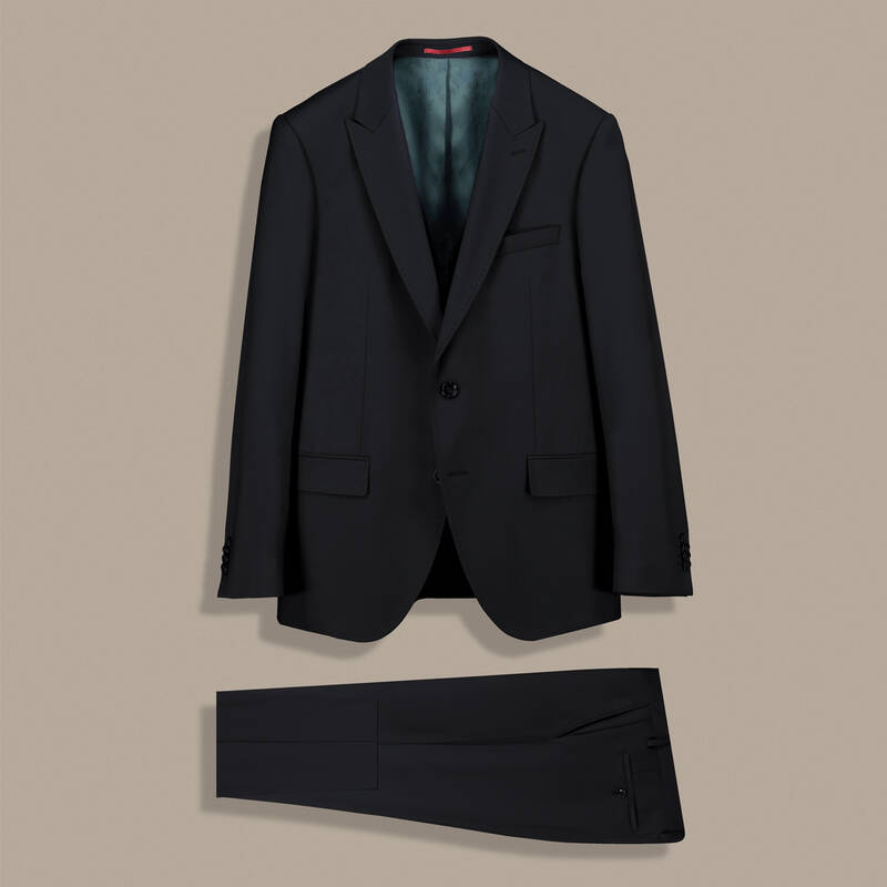 Amara Resta Slim Fit Siyah Takım Elbise - 1