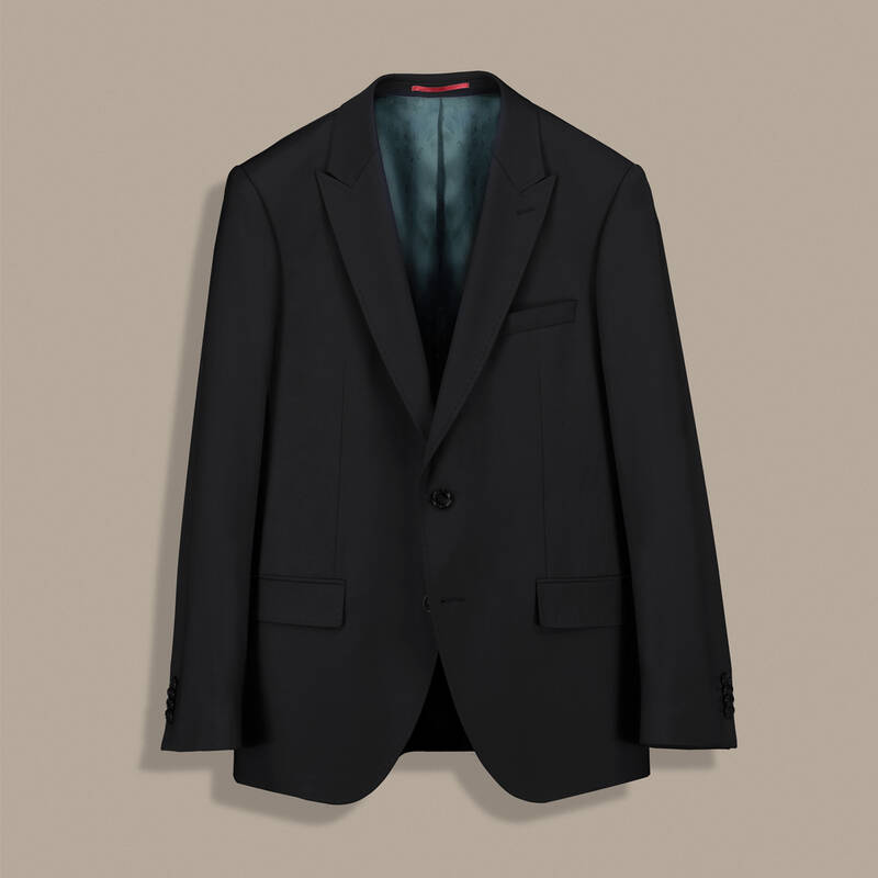 Amara Resta Slim Fit Siyah Takım Elbise - 2