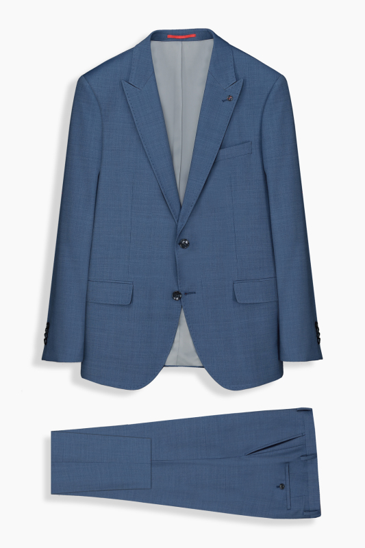 Amara Resta Relax Fit Mavi Takım Elbise - INTERVIEW