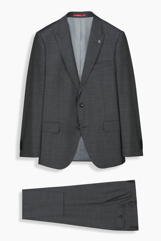 Amara Resta Koyu Gri Relax Fit Takım Elbise - INTERVIEW