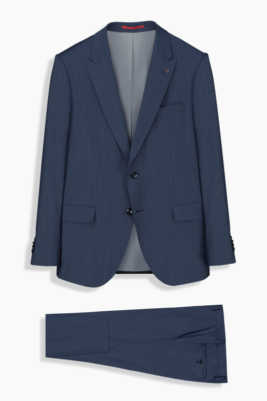 Amara Resta Relax Fit Açık Lacivert Takım Elbise - INTERVIEW